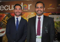 Juan Carlos Yépez and Juan Terán from the Pro Ecuador UK tradeoffice.