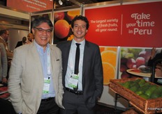 Jaime Cardenas and Bruno Paino from the Trade and Investment office Embassy of Peru in the UK.