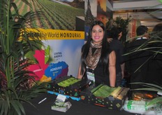 Abril Flores de Cuasa, a Hondurian exporter from Okra.