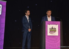 Raymond Blanc, celebrity chef and his son Oli.