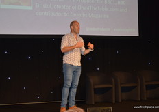 Andy Clarke - TV Producer for the BBC told of the ups and downs of cooking on live TV.