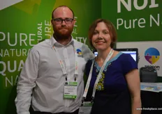 Chris Butler and Michelle Charrington at Invest Northern Ireland.