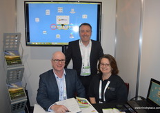 Richard Bennett, Mark Willis and Sarah Neale from LinkFresh.