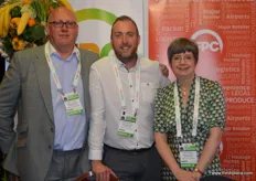 Nigel Jenney, Kevin Woods and Sian Thomas from The Fresh Produce Consortium.