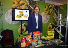 Paul Summers at ROP with packaging with extends shelflife, each packaging is designed for a specific product.