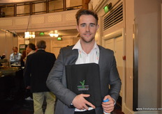 Shane from Veg UK was visiting the show.