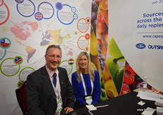 John Hopkins and Liz Penaloza from Capespan UK