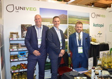 James Rungay, John Anderson and Sam Wenham from Univeg.