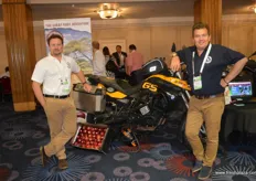 "Ian reed and Max MacGillivray from Redfox Recruitment promoting “The Great Fruit Adventure – Africa"."