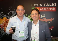 Mario de Goede and Hugo Vermeulen from Coolfresh International