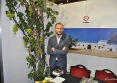 ALberto Mastangelo from Didonna Trade, company grows and exports grapes from Italy