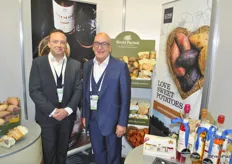 Simon Hobbs and Stanley Smith from Scott Farms, they are the international arm of Scott Farms in North Carolina. With more processed products of sweet potatoes, the market is growing in a steap upward curve. Mainly sweet potato fries are very popular.