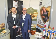 Simon Hobbs and Stanley Smith from Scott Farms, they are the international arm of Scott Farms in North Carolina. With more processed products of sweet potatoes, the market is growing in a steap upward curve. Mainly sweet potato fries are very popular.