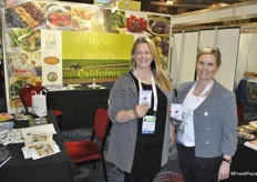 Esther Ritson - Elliot and Maxine Broderick from California Prune Board. They are promoting the message not to only eat prunes as a snack, but you can also use it in various recipes.