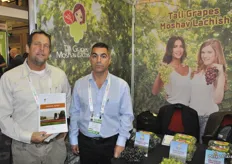 Guy Rozenfeld and Nir Dekker from Tali Grapes, an Israeli grape breeder and grower