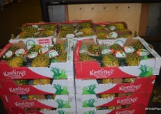 Pineapples supplied by Keelings.