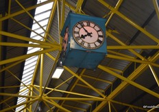 The clock was brought from the old market and has always been a focal point of the market.