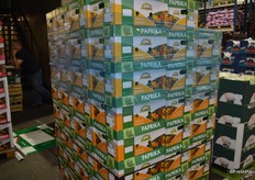 Flandria bell peppers from Belgium.