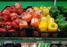 In addition to limited supply of domestic bell peppers, these vegetables are imported from other countries, including the Netherlands.