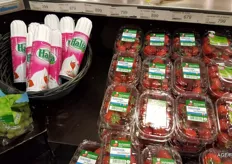 Cross selling: whipped cream next to the strawberries…