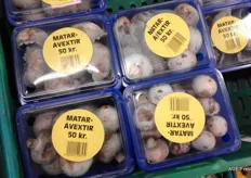 These mushrooms are on special offer: 50 ISK (0.36 euro) per punnet.