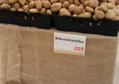 Massive potatoes, 229 ISK (1.65 euro) per kilogram.