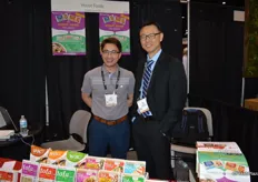 Kenny Mills and Paul Kim with House Foods