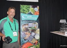 Dave Andrist with Cam Packaging, a start-up company that targets the organic produce market