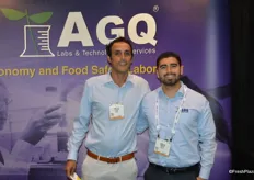Jose Luis Carrasco and Abraham Gonzalez with AGQ Labs & Technological Services.