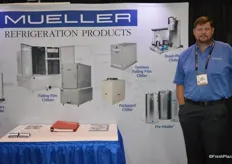 Jim Rawson with Mueller refrigeration products