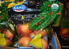 Started this year, co-branding of Daisy Girl Organics with CMI's line of exclusive apple varieties.