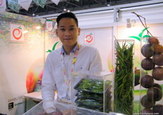 Director Huynh Duy of Viet Exotic Fruit, Vietnam; the company believes that their fruit could meet the high quality requirement requested.