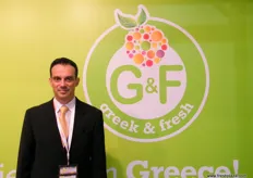 Nick Nafpliotis of Greek and Fresh (Greece); a unique company consisting of a selected team of Greek growers & exporters; members export to the majority of European countries, Russia, as well as to North Africa, South Africa and Asia.