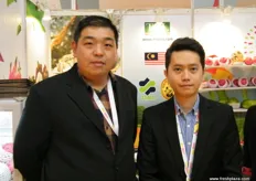 Operations Manager Jason Loh with Marketing Director Adrian Yoong for Tropical Resources (Asia) Limited, a Malaysian exporter of premium tropical fruits in the region of South East Asia, US and Canada.