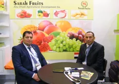 Technical Manager Reda Allah and General Controller Mohamed El Refay of Sarah Fruits (Abu Dhabi); seeks to attain excellence in every stage of production to maintain the quality of their products.