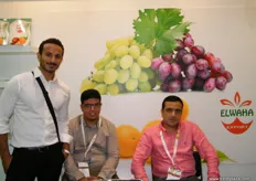 The Elwaha (Egypt) export team: Mohamad, Ahmed and Youssif; Elwaha is specializing in growing, producing and exporting top quality agricultural products.