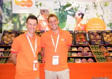 Jeroen Pasman and Siebe van Wijk for The Fruit Republic (Vietnam); Siebe was one of the speakers during the exhibition, he spoke about the new opportunities available for Asia.