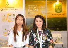 Managing Director Vinita with Pim for Thakolsri Farm (Thailand), a Thai company that can supply IQF mangoes.