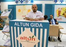 Ertugrul Kurtulan for Altun Gida (Turkey); established in 1981 where supermarkets and hypermarkets are the main target for their produce.