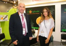 Managing Director Maner El Magharby with daughter Doha; Moughrabi's packhouse is located 100 km North of Cairo where the farms are within 100 km radius of the packhouse.