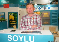 Export Director Mustafa Soylu of Soylu Gida San, Turkey; their famous brands are Noble, Armador and Soylu.
