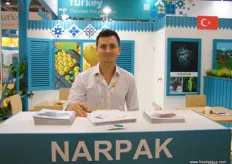 Gorkem Sengel for Narpak (Turkey), a family owned company in Turkey, established in 1996 and constantly focus on varietal & new product development including patented and licensed varieties from Israel, Spain & USA California.