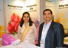 CEO Kaushal Khakhar with Ms Ekta of Kaybee (India); Kaybee works with highly demanding supermarkets in UK.
