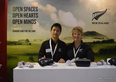 Ichiro Kiyotomi and Sarah Smith from New Zealand Trade and Enterprise.