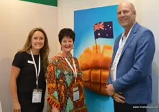 Elisa King, Treena Welsh and Robert Gray at Australian Mangoes.