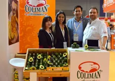 Coliman Avocados represented by Amerida Hu, Mariana Palma, Victor Aguilar y Juan Pablo Fuentes. Producers and exporters of several fruits, during this fair they promoted their Mexican avocados.