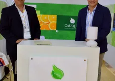 German Raimondi and Nicolas A. Campbell, managers from Argentinian company Cauquen, producer and exporter of citrus.