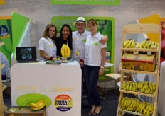Olga Boarera, Gisella Litardo, Kovalako Viacheslay and Olva Evseenkova from Ecuagreenprodex. An Ecuadorian company with brands such as Primadona, who positioned themselves in the banana market.