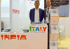 Italian company Infia represented by Fabio Zoboli and Matteo Baiocchi. The company provides innovative packaging solutions.