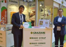 Leonardo Donati and Enrico Turoni from Italian packaging company Graziani.
